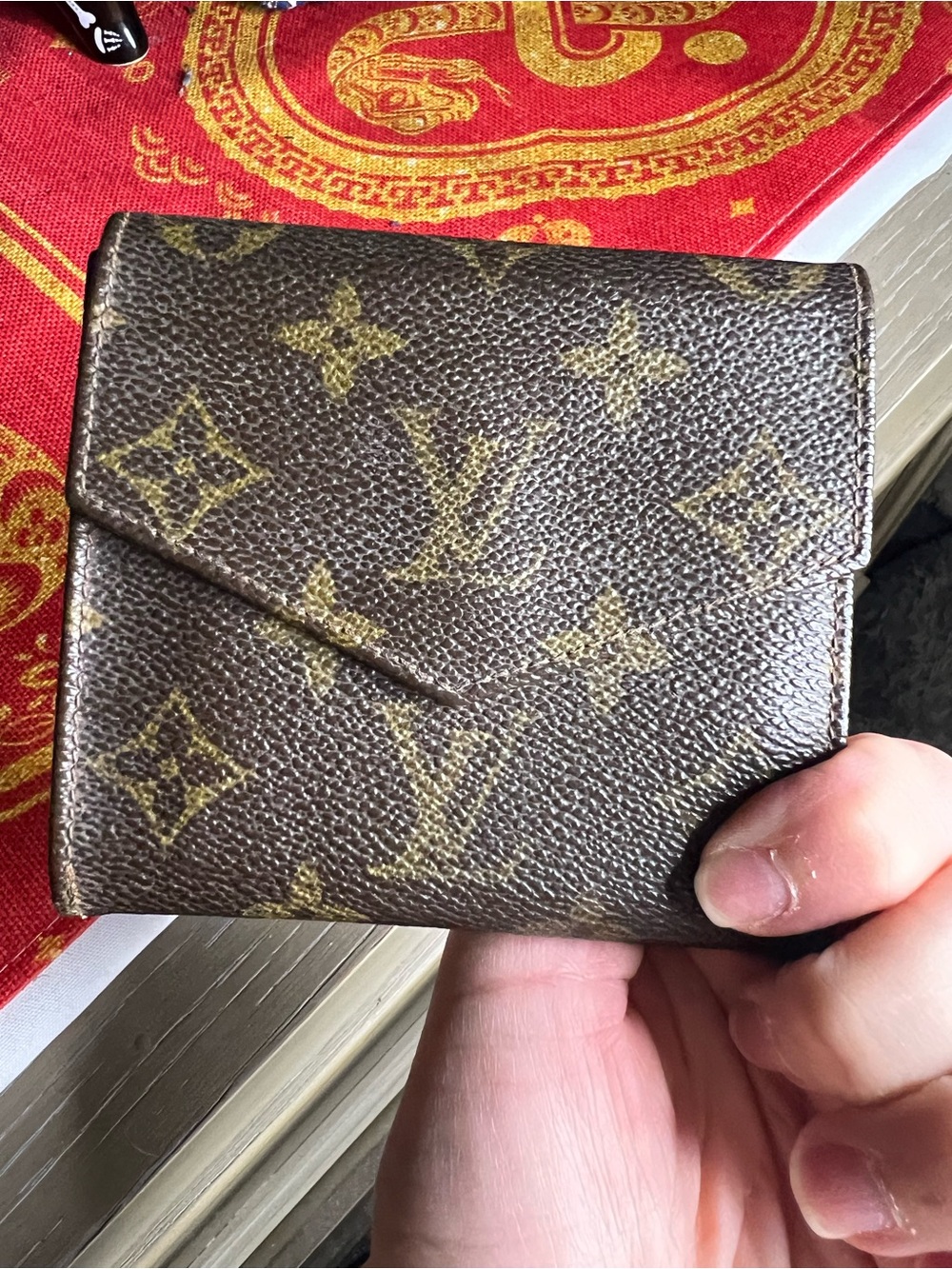 Louis Vuitton Monogram Elise Compact Trifold Wallet
